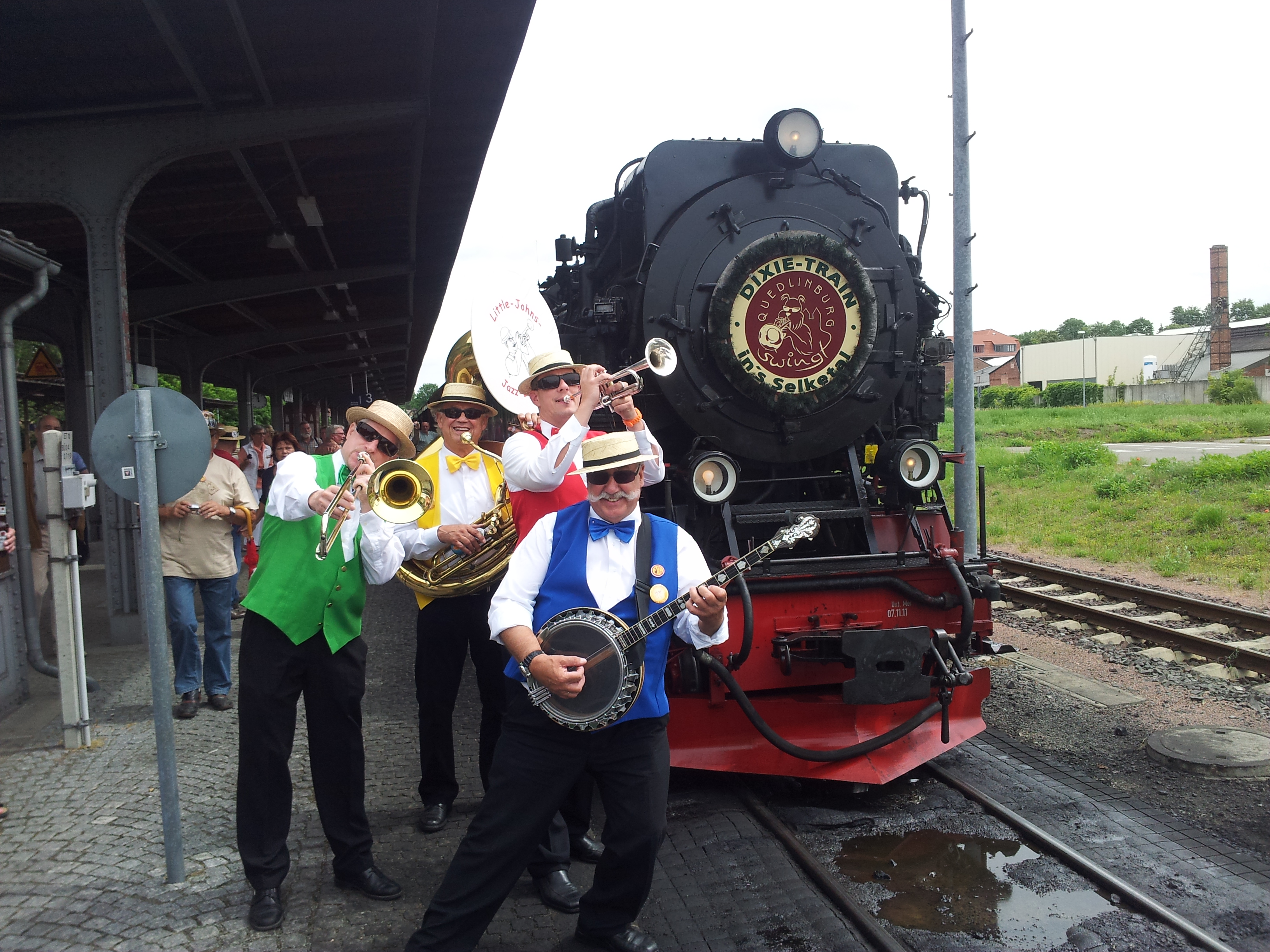 2014_06_Juni_28 - Little Johns Jazz Band im Dixietrain Quedlinburg