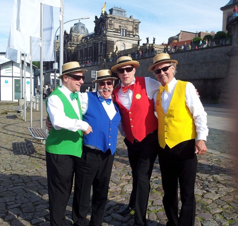 Little Johns Jazz Band am Terrassenufer beim Jazzfestival Dresden, Mai 2014